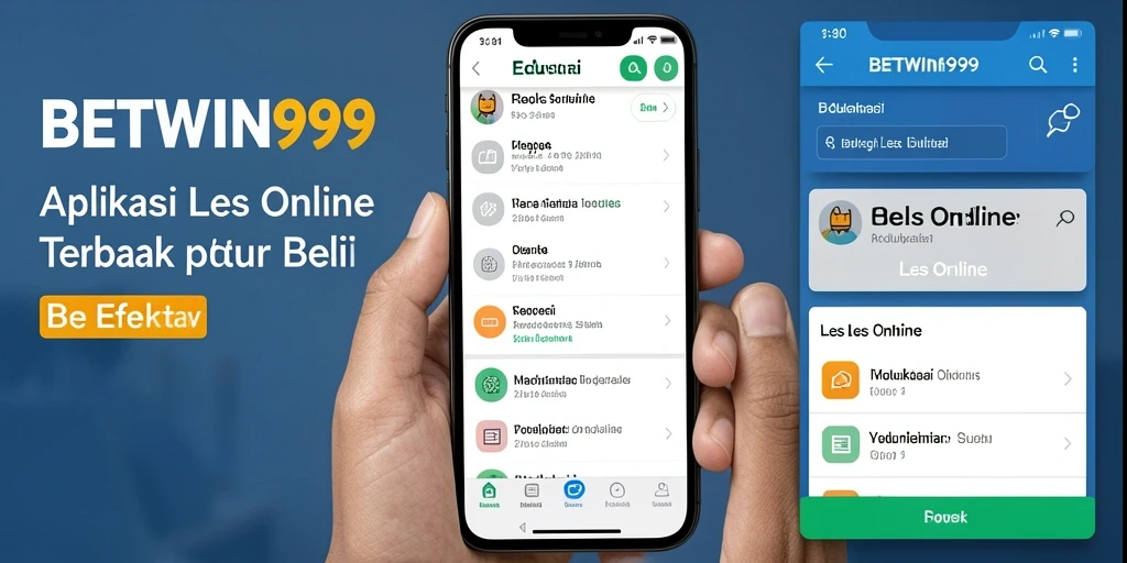 Tampilan antarmuka BETWIN999 yang modern dan mudah digunakan untuk belajar.