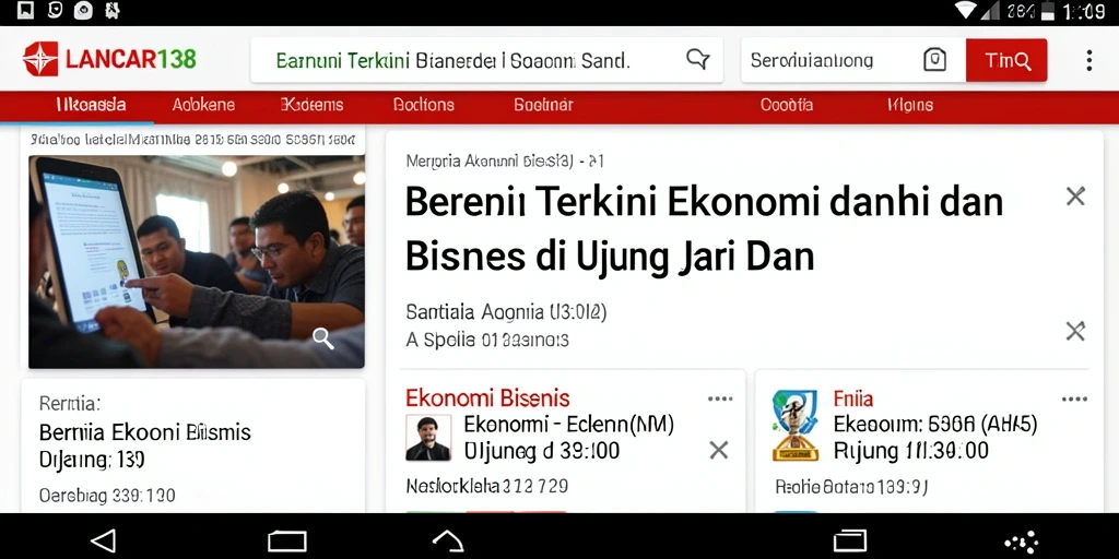Tampilan antarmuka LANCAR138 yang informatif dan mudah dinavigasi.